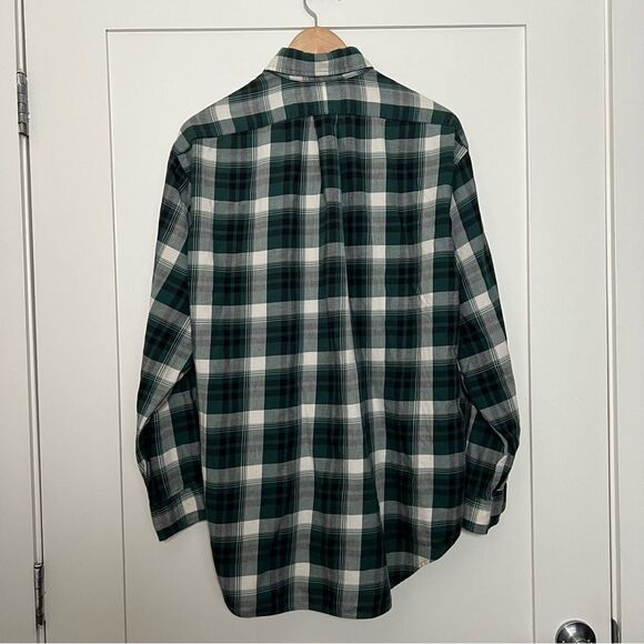 Ralph Lauren Shirt Mens Sz M Green Blaire Plaid Button Down Long Sleeve Cotton - Picture 7 of 12